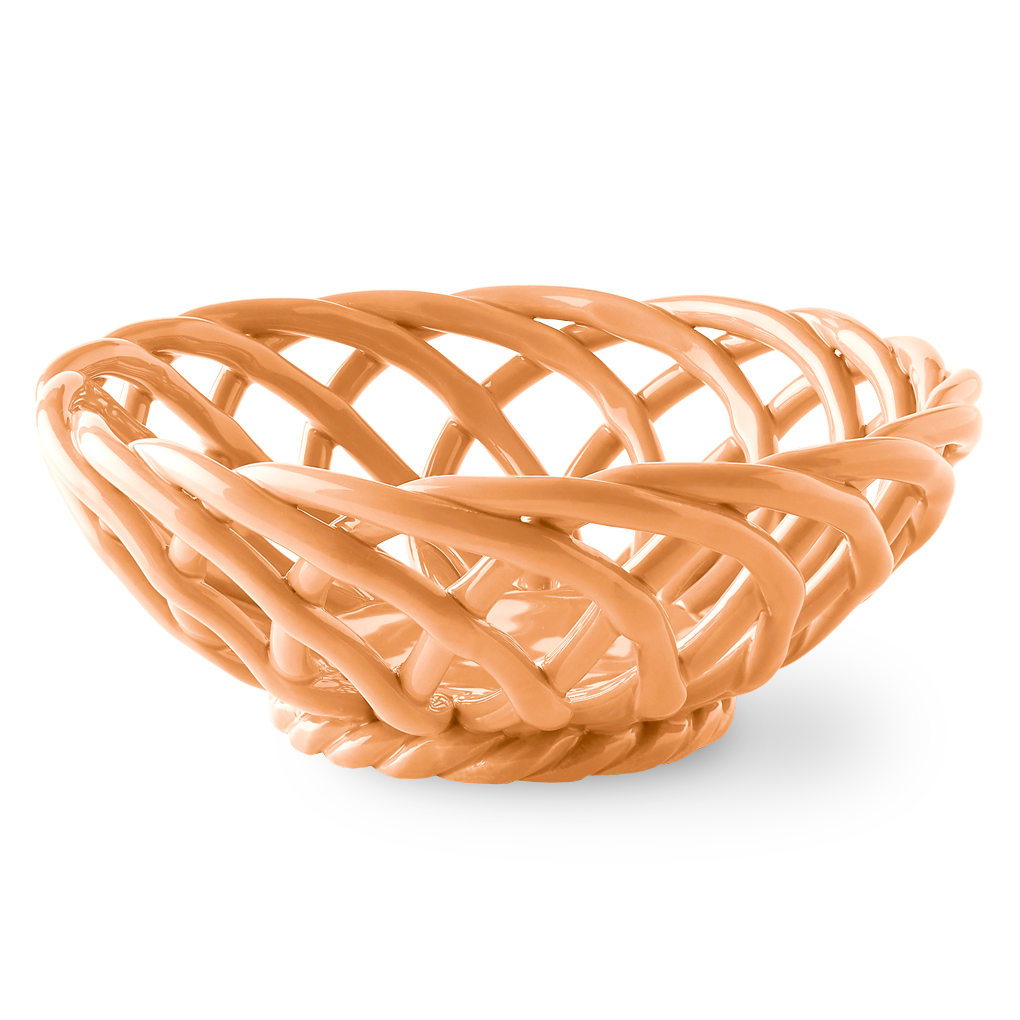 OSICTA-21 - Sicilia Ceramic Basket Small